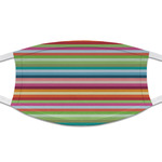 Retro Horizontal Stripes Cloth Face Mask (T-Shirt Fabric)