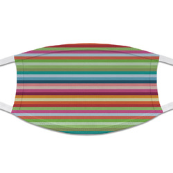 Retro Horizontal Stripes Cloth Face Mask (T-Shirt Fabric) (Personalized)