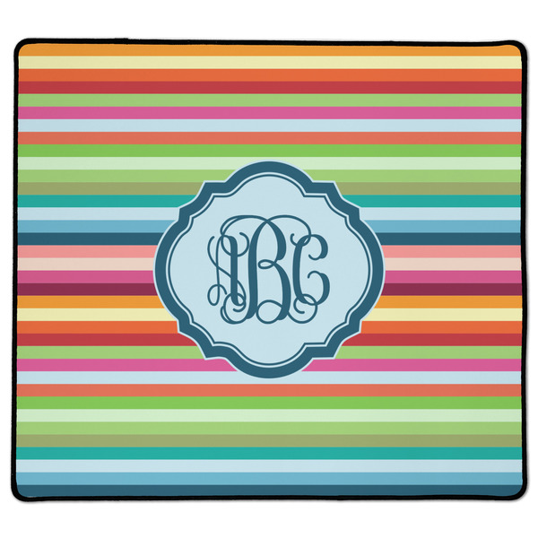 Custom Retro Horizontal Stripes XL Gaming Mouse Pad - 18" x 16" (Personalized)