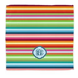 Retro Horizontal Stripes Microfiber Dish Rag (Personalized)