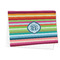 Retro Horizontal Stripes Microfiber Dish Towel - FOLDED HALF