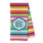 Retro Horizontal Stripes Kitchen Towel - Microfiber (Personalized)