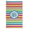 Retro Horizontal Stripes Microfiber Golf Towel - Large (Personalized)