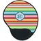 Retro Horizontal Stripes Mouse Pad with Wrist Support - Main