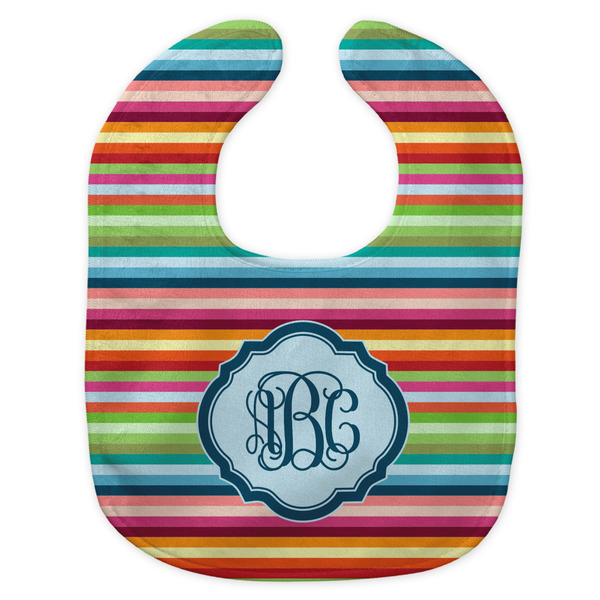 Retro Horizontal Stripes New Bib Flat Approval