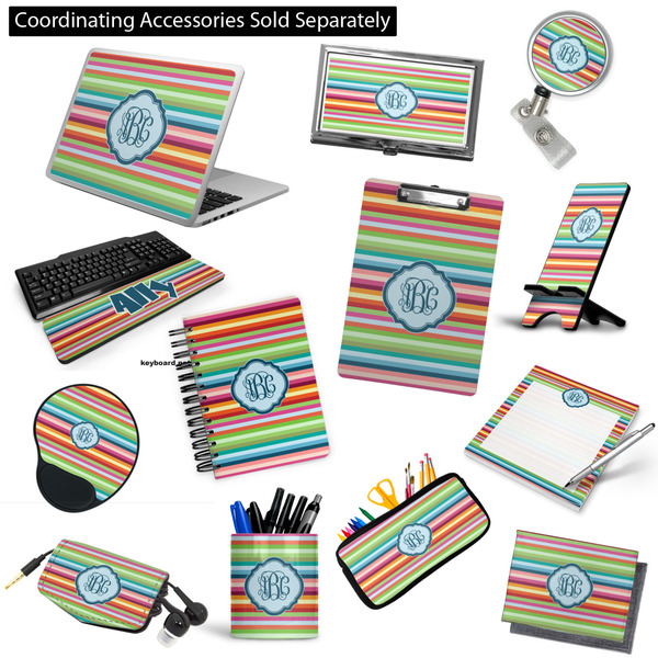 Retro Horizontal Stripes Office & Desk Accessories
