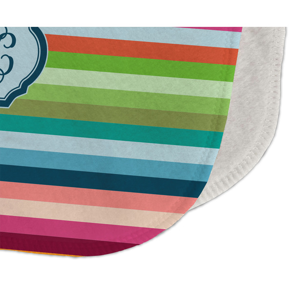 Retro Horizontal Stripes Old Burp Detail