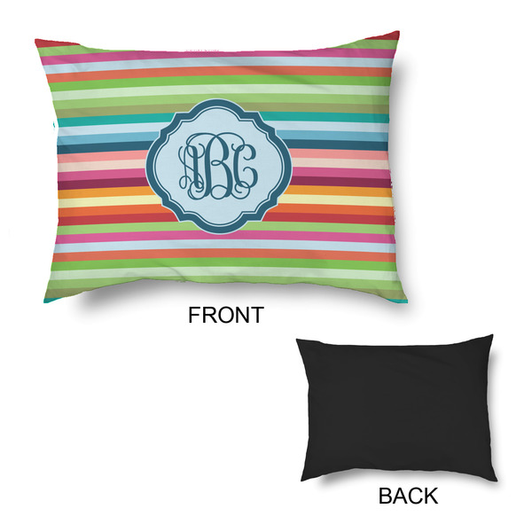 Retro Horizontal Stripes Outdoor Dog Beds - Medium - APPROVAL