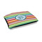 Retro Horizontal Stripes Outdoor Dog Bed - Medium (Personalized)