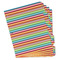 Retro Horizontal Stripes Page Dividers - Set of 5 - Main/Front
