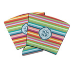 Retro Horizontal Stripes Party Cup Sleeve (Personalized)