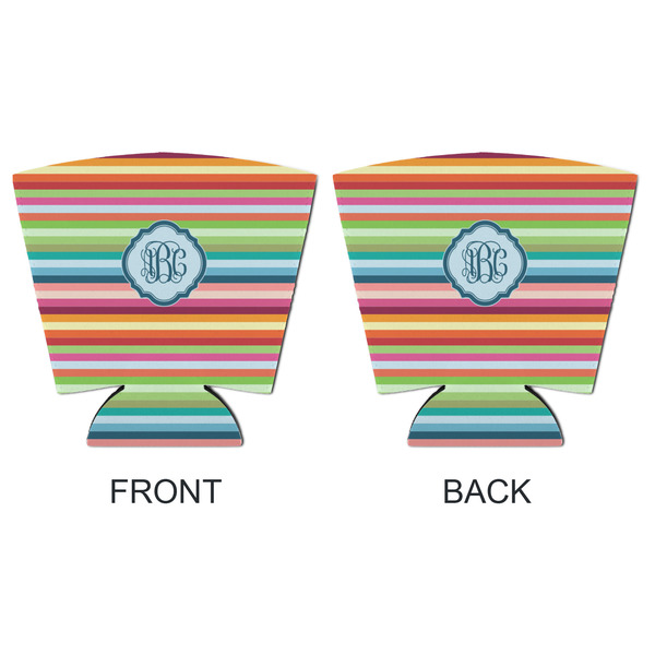Retro Horizontal Stripes Party Cup Sleeves - with bottom - APPROVAL