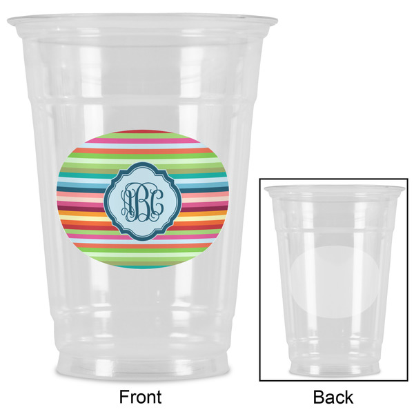 Retro Horizontal Stripes Party Cups - 16oz - Approval