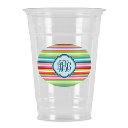 Retro Horizontal Stripes Party Cups - 16oz (Personalized)
