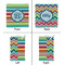 Retro Horizontal Stripes Party Favor Gift Bag - Gloss - Approval