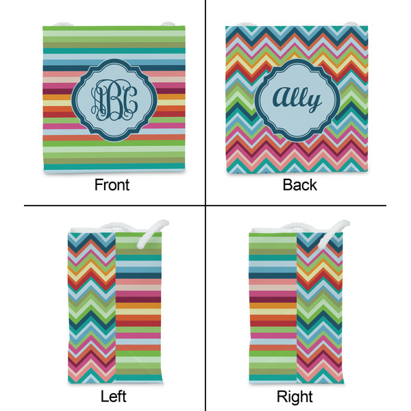 Retro Horizontal Stripes Party Favor Gift Bag - Matte - Approval
