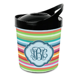 Retro Horizontal Stripes Plastic Ice Bucket (Personalized)