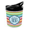 Retro Horizontal Stripes Personalized Plastic Ice Bucket