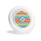 Retro Horizontal Stripes Plastic Party Appetizer & Dessert Plates - 6" (Personalized)