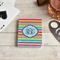 Retro Horizontal Stripes Playing Cards - In Context
