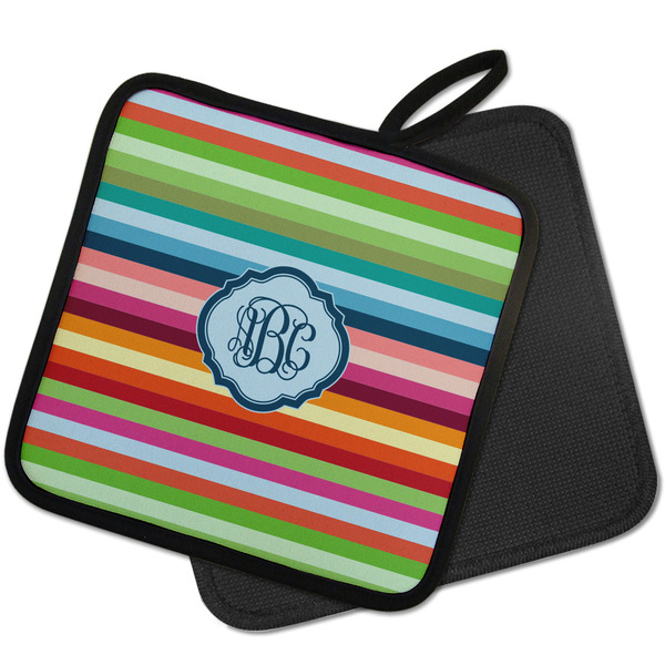 Retro Horizontal Stripes Pot Holders - PARENT MAIN