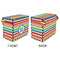 Retro Horizontal Stripes Recipe Box - Full Color - Approval