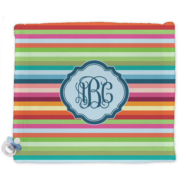 Custom Retro Horizontal Stripes Security Blankets - Double Sided (Personalized)