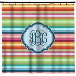 Retro Horizontal Stripes Shower Curtain - Custom Size (Personalized)