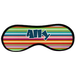 Retro Horizontal Stripes Sleeping Eye Masks - Large (Personalized)