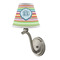 Retro Horizontal Stripes Small Chandelier Lamp - LIFESTYLE (on wall lamp)