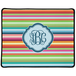Retro Horizontal Stripes Large Gaming Mouse Pad - 12.5" x 10" (Personalized)