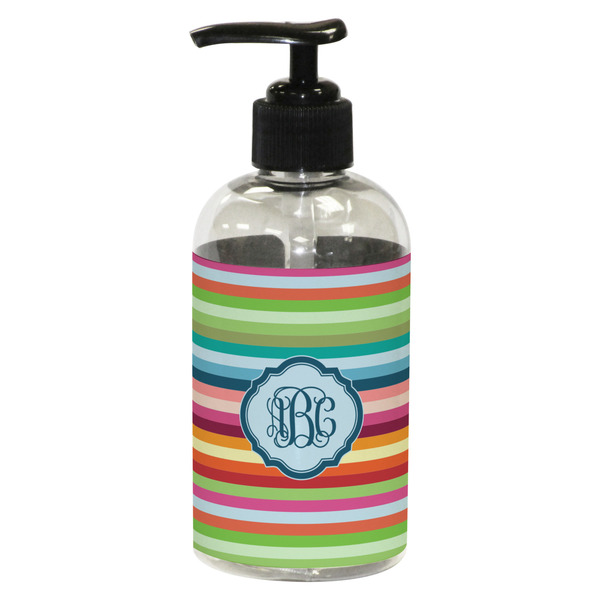 Retro Horizontal Stripes Small Soap/Lotion Bottle