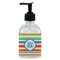 Retro Horizontal Stripes Glass Soap & Lotion Bottle - Single Bottle (Personalized)