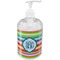 Retro Horizontal Stripes Acrylic Soap & Lotion Bottle (Personalized)