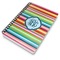 Retro Horizontal Stripes Spiral Journal 7 x 10 - Main
