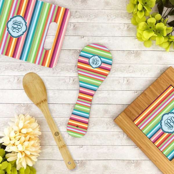 Retro Horizontal Stripes Spoon Rest Trivet - LIFESTYLE