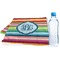 Retro Horizontal Stripes Sports & Fitness Towel (Personalized)