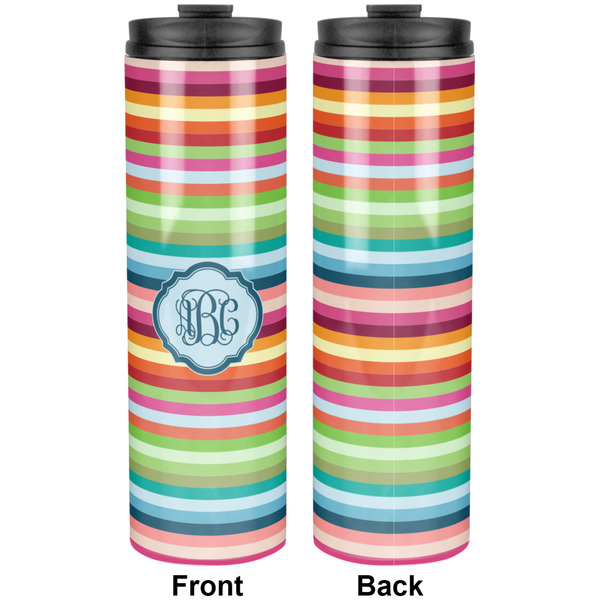 Retro Horizontal Stripes Stainless Steel Tumbler 20 Oz - Approval
