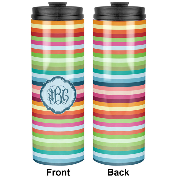 Retro Horizontal Stripes Stainless Steel Tumbler - Apvl