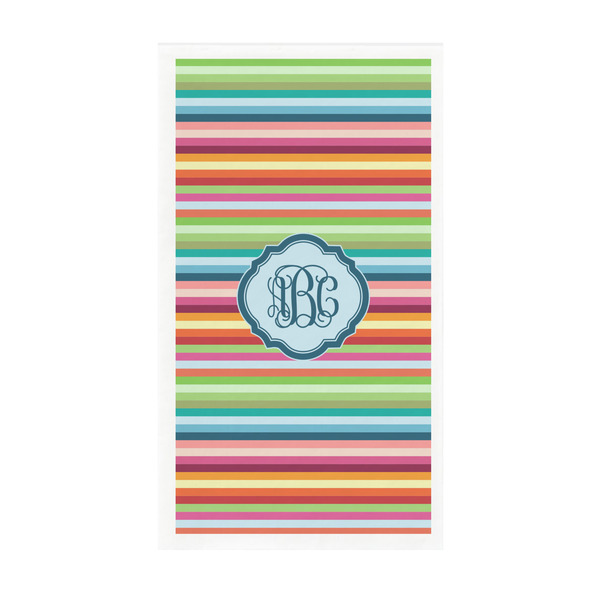 Custom Retro Horizontal Stripes Guest Towels - Full Color - Standard (Personalized)