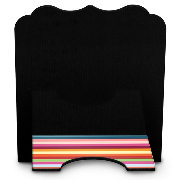 Retro Horizontal Stripes Stylized Tablet Stand - Back