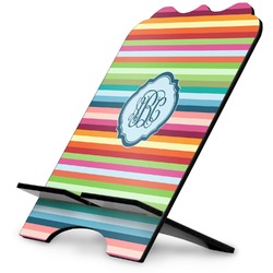 Retro Horizontal Stripes Stylized Tablet Stand (Personalized)