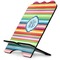 Retro Horizontal Stripes Stylized Tablet Stand (Personalized)