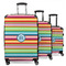 Retro Horizontal Stripes Suitcase Set 1 - MAIN