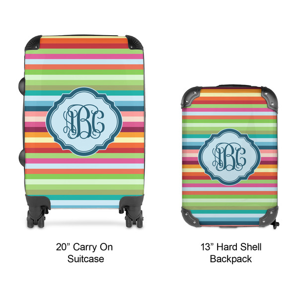 Retro Horizontal Stripes Suitcase Set 4 - APPROVAL