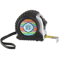 Retro Horizontal Stripes Tape Measure (Personalized)