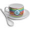 Retro Horizontal Stripes Tea Cup Single