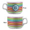 Retro Horizontal Stripes Tea Cup - Single Apvl