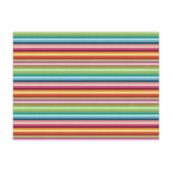 Custom Retro Horizontal Stripes Tissue Paper Sheets