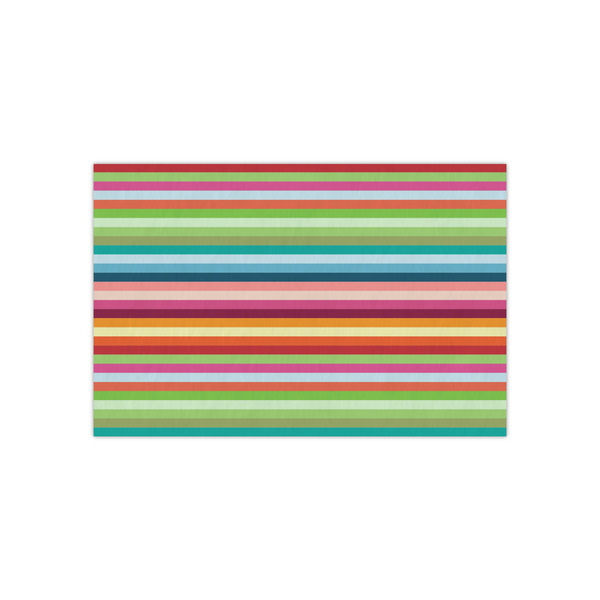 Custom Retro Horizontal Stripes Small Tissue Papers Sheets - Lightweight